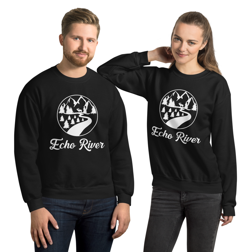 Echo River Printed Unisex Sweatshirt