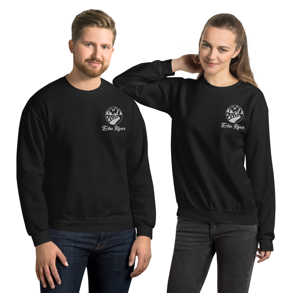 Echo River Embroidered Unisex Sweatshirt