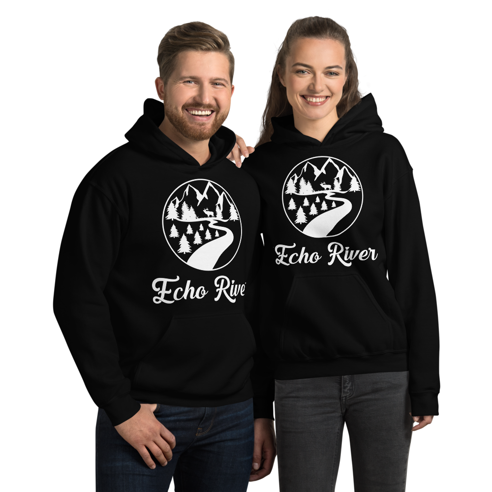 Echo River Printed Unisex Hoodie