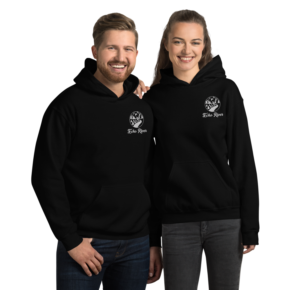 Echo River Embroidered Unisex Hoodie